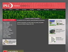 Tablet Screenshot of parkeslumber.com